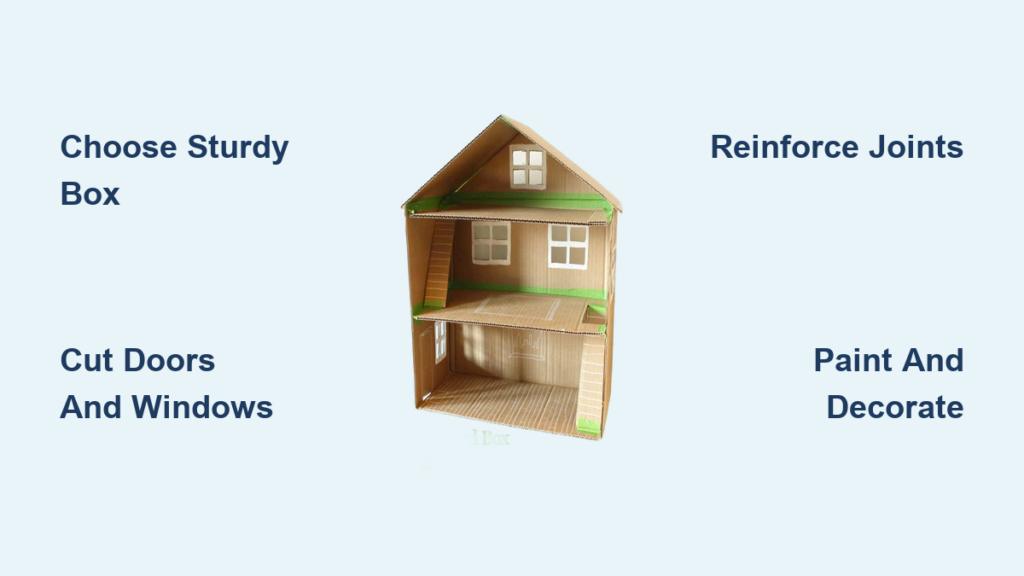 How to Make a Cardboard Toy House