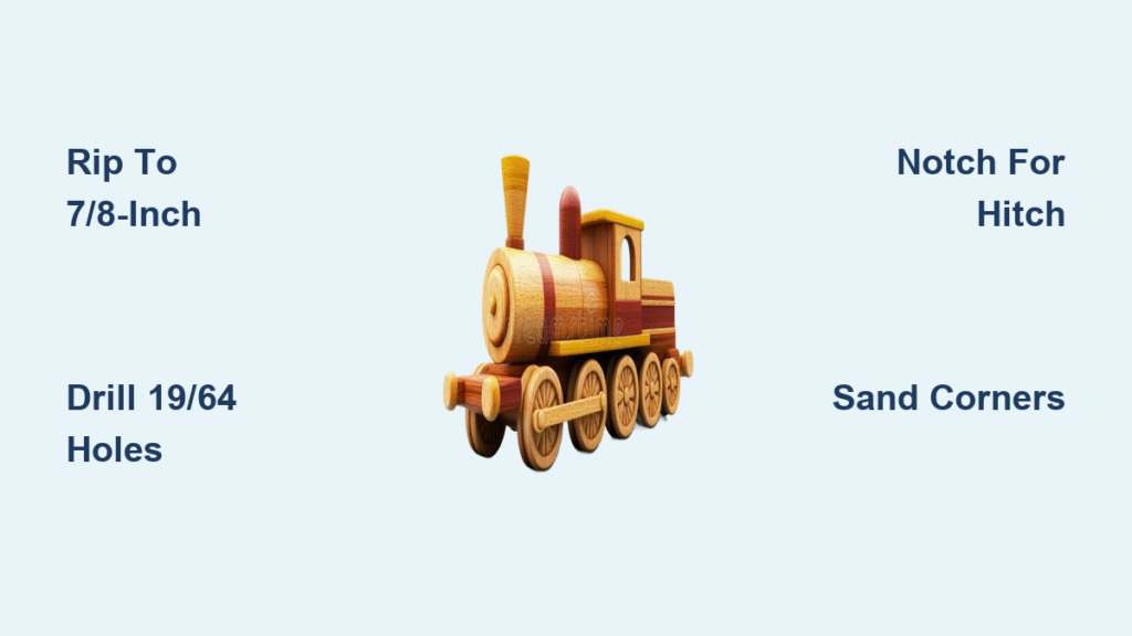 How to Make a Wooden Toy Train: Easy DIY Guide